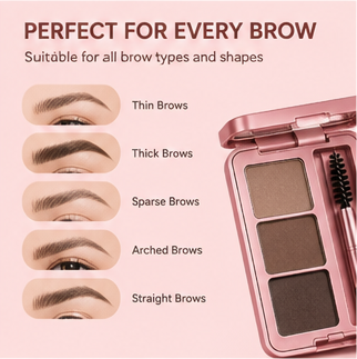 Zorviney® Brow Sculpt 3-in-1 Palette