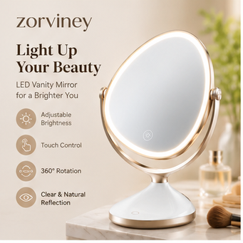Zorviney® LumiGlow 360° LED Vanity Mirror