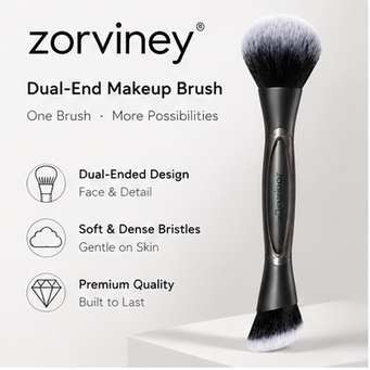 Zorviney® DuoBlend Dual-Ended Makeup Brush