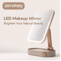 Zorviney® LumiFold Rechargeable LED Vanity Mirror