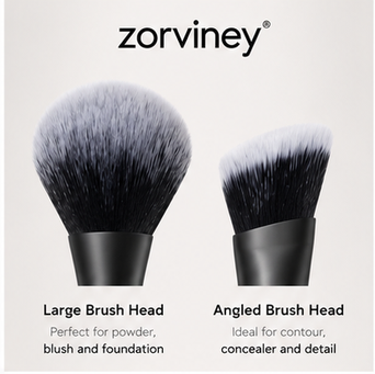 Zorviney® DuoBlend Dual-Ended Makeup Brush