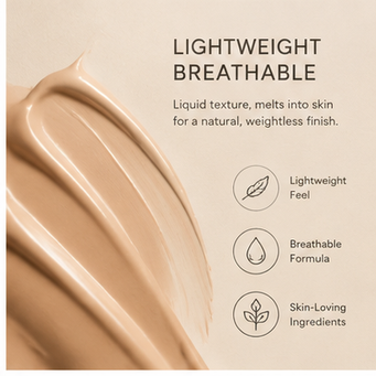 Zorviney® SkinVeil Radiant Serum Foundation
