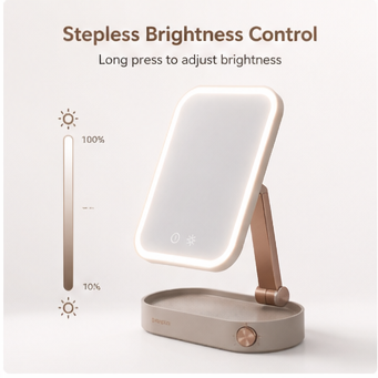 Zorviney® LumiFold Rechargeable LED Vanity Mirror
