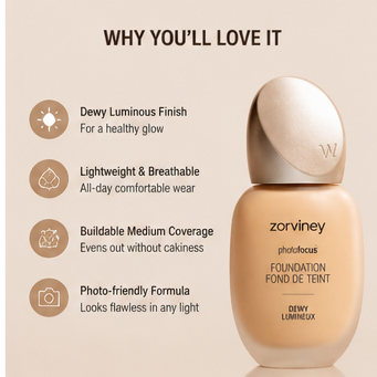 Zorviney® PhotoFocus Dewy Foundation
