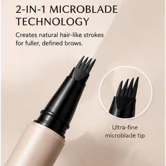 Zorviney® Brow Architect 2-in-1 Microblade Pen
