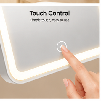 Zorviney® LumiStation LED Vanity Mirror & Organizer