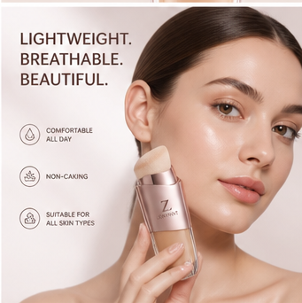 Zorviney® GlowBlend Sponge Foundation