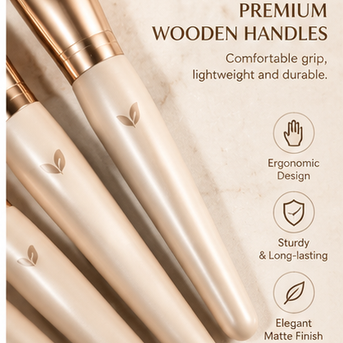 Zorviney® SilkenTouch Travel Makeup Brush Set