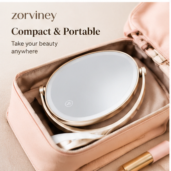 Zorviney® LumiGlow 360° LED Vanity Mirror