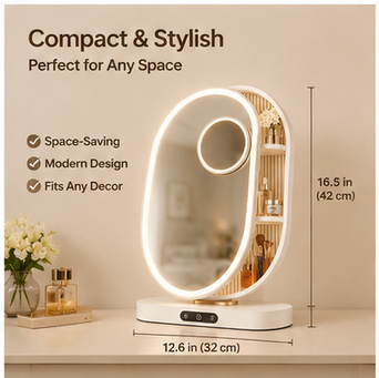 Zorviney® LumiPro 10X Smart Vanity Mirror