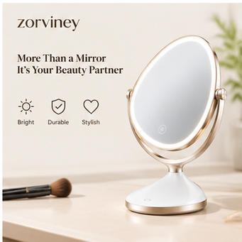 Zorviney® LumiGlow 360° LED Vanity Mirror