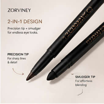 Zorviney® 2-in-1 Long-Wear Eye Pencil