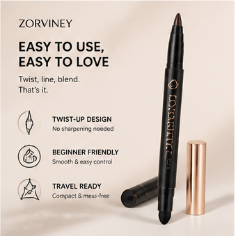 Zorviney® 2-in-1 Long-Wear Eye Pencil