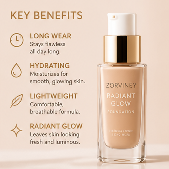Zorviney® AirGlow Skin-Perfecting Foundation